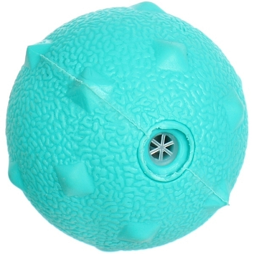 Игрушка - мячик для собак средних, мелких и крупных пород ИГРУЛИК для Бро, лапки, цвет голубой, d-6см (лейбл)_6