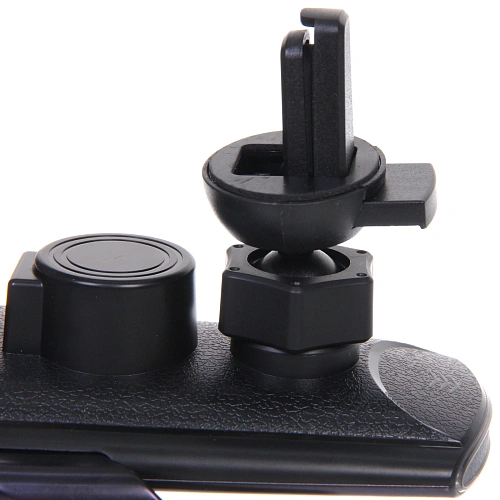 Держатель автомобильный для смартфонов с беспроводной зарядкой Q3, черный  (ак-р 300 mAh)_15