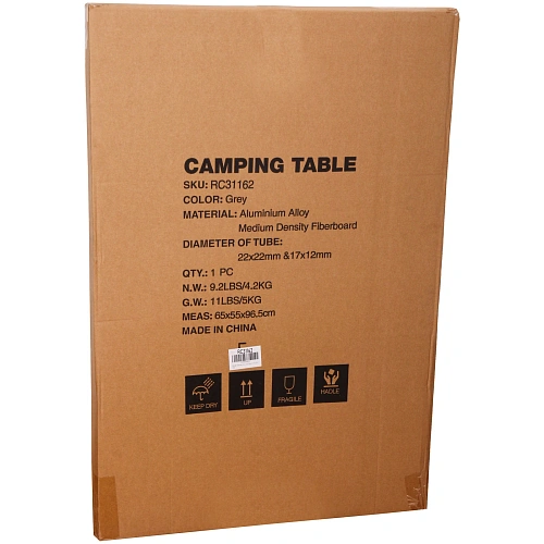 Стол кемпинговый складной MC-2813, 607090 см, каркас алюминий_12