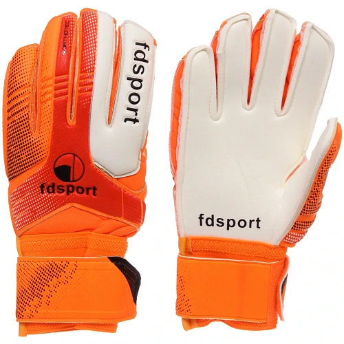 Перчатки вратарские FD-866, размер 7, оранжевый-белый_5