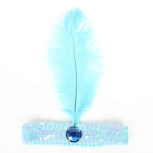 Карнавальный аксессуар полоска на волосы Леди чарльстон 523-1_24