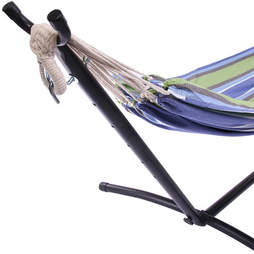 Стойка для гамака металлическая SJ-A01-1, 260107100 см, нагрузка 150 кг_10