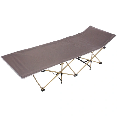 Раскладушка кемпинговая складная 1886645 см, серый_2