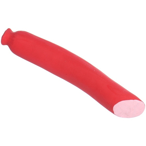 Игрушка резиновая для собак с пищалкой МОЙ БРО, сосиска, 2243см (лейбл)_4