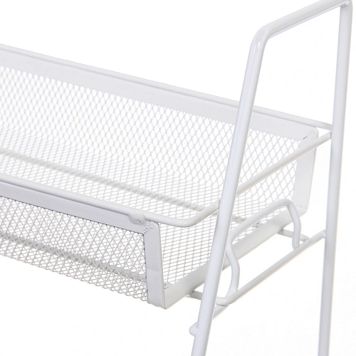 Этажерка настольная хозяйственная универсальная  ФАНАДЕРО, цвет белый, 361733см (лейбл Селфи)_4