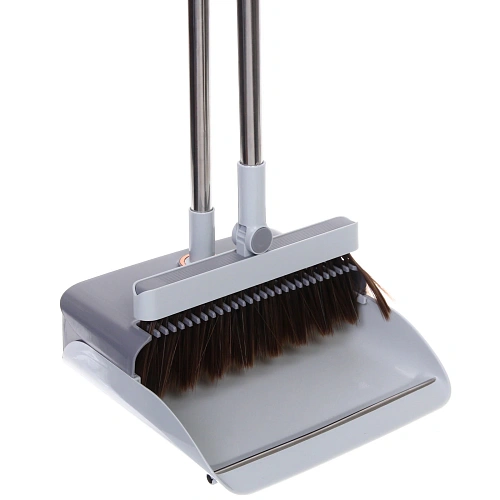 Набор для уборки, щетка для пола с совком Gray 015_17