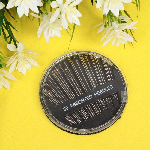 Иглы швейные в наборе 24шт Favorite Hous, цвет золото  серебро, d 6,5см (рр51-32)_3