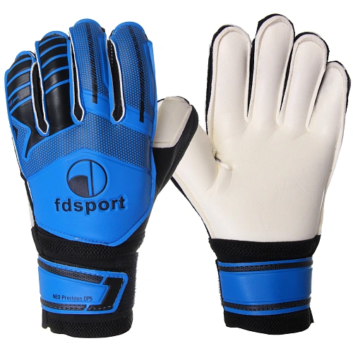 Перчатки вратарские FD-879, размер 7, черный-синий_4