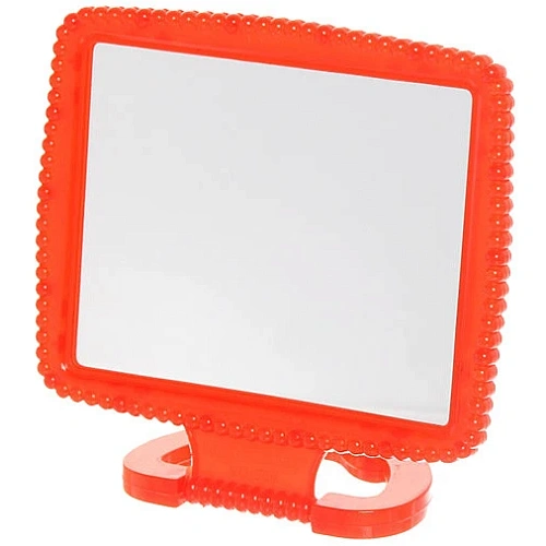 Зеркало настольное в пластиковой оправе Резная рамка прямоугольник, подвесное 1310,5см _16