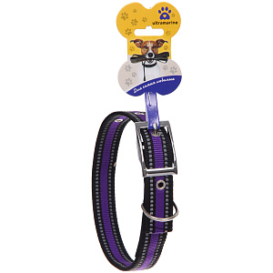 Ошейник для собак 2,5*54см "Дружок-Фиолетовое оригами" Ultramarine