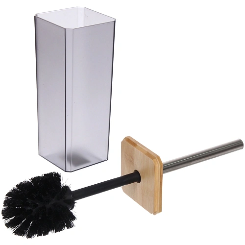 Ерш с высокой закрытой подставкой Квадро 38см серый_4