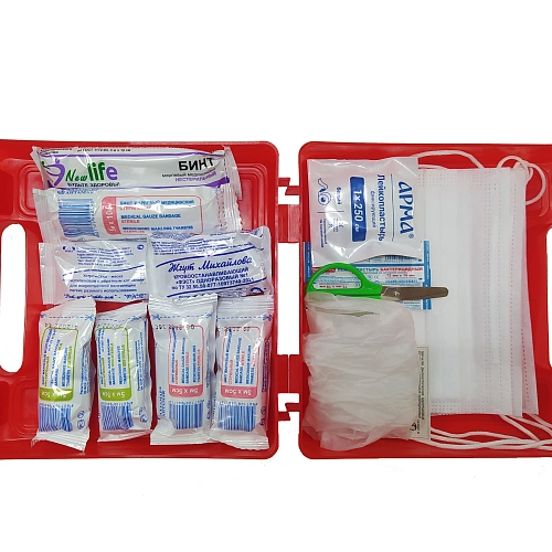 1296 Аптечка первой помощи дорожная № 3 ФЭСТ (футляр № 6) (2)