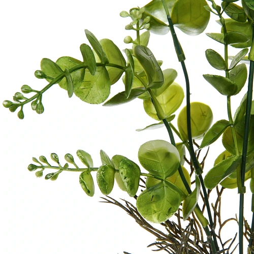 Искусственные цветы Волшебство трав 35см Эвкалипт темно-зеленый_4