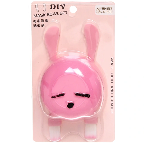 Набор косметический Beauty, две кисти и чаша, цвет мятный, 15,52см_7