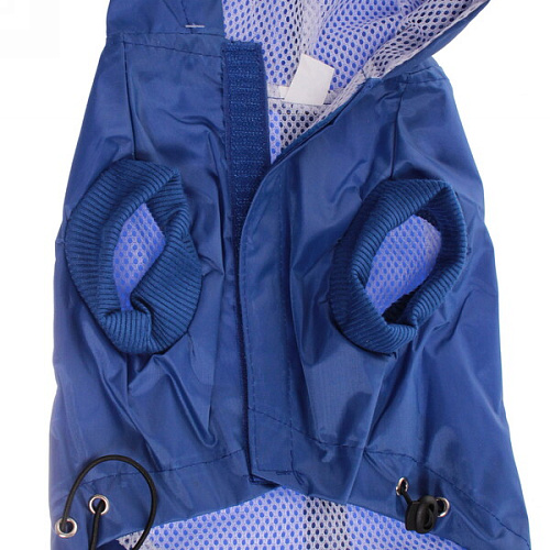 Дождевик-плащ для собаки Молния с капюшоном, размер L(172231см)_6