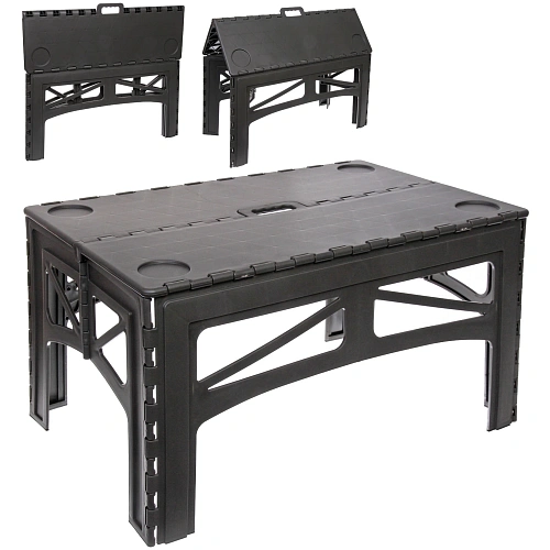 Стол кемпинговый складной PL-T508R, 74*49*38 см, до 100 кг, темно-серый