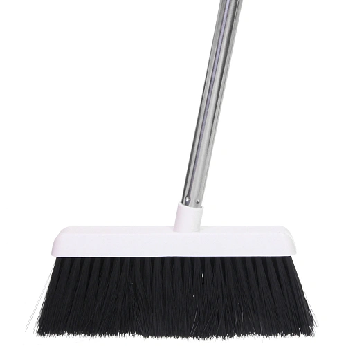 Набор для уборки, щетка для пола с совком Профи белый 8813_13