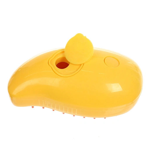 Паровая щетка с массажным эффектом МОЙ БРО, цвет желтый, USB - зарядка, 611см (коробка Ultramarine)_6