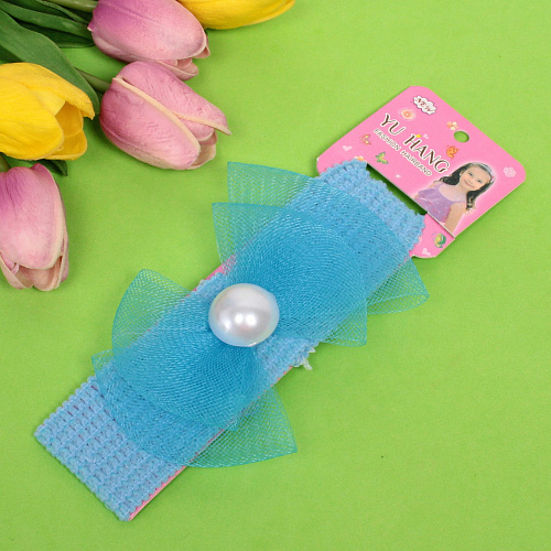 Повязка на голову детская на блистере Little Krasa - Лейла, 6 цветов, 3,517 см_6