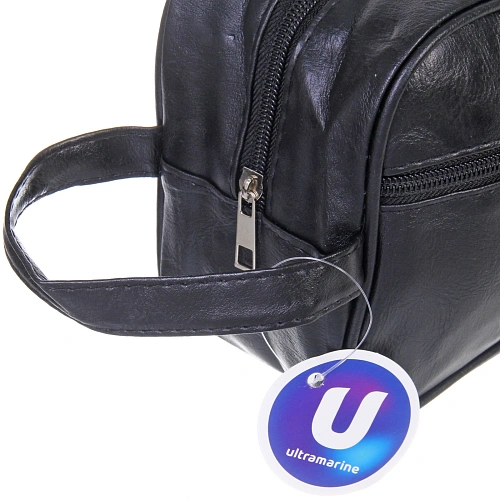 Несессер мужской ФРАТЕЛЛИ, классика, цвет черный, 25159см (лейбл Ultramarin)_5