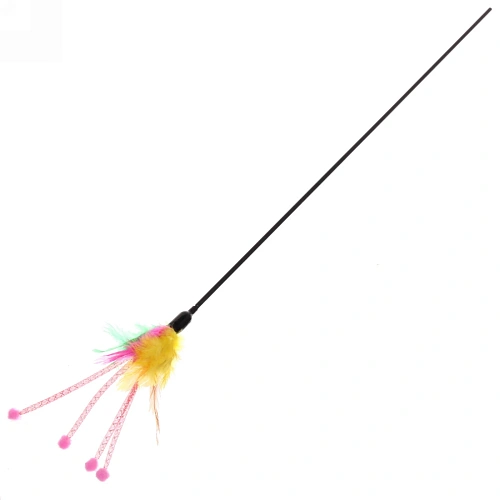 Игрушка для кошки на палочке Пушистик 60см_9