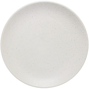 Тарелка керамическая обеденная "Perfetto" 26см, белая