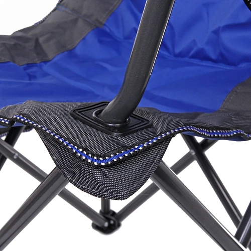 Кресло складное с подлокотниками до 120кг Турист 626395см серо-синее_8