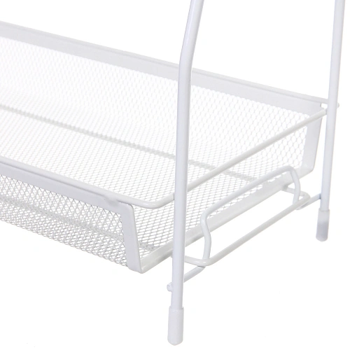 Этажерка настольная хозяйственная универсальная  ФАНАДЕРО, цвет белый, 361733см (лейбл Селфи)_3