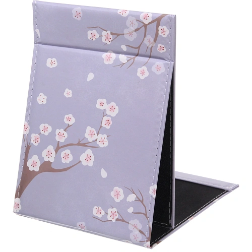 Зеркало косметическое складное ФОРТУНА БРИ, микс 4 дизайна, сакура, 2027,5см_12