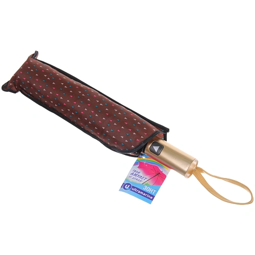 Зонт женский полуавтомат Флора, цвет микс, 8 спиц, d-100см, длина в слож виде 30см_21