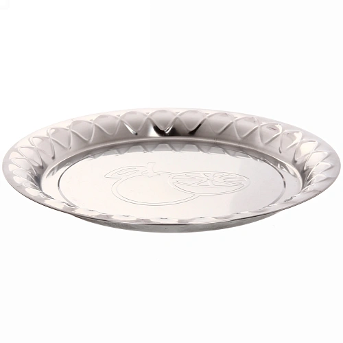 Поднос металлический Лимоны 28 см _5