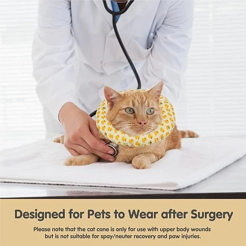 Воротник ветеринарный на кулиске ЛЮБИМЫЙ БРО, уточки, р M, окружность шеи 17-27см (лейбл)_8