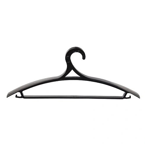 Плечики для верхней одежды 1шт "ЭКСПЕРТХАУС", цвет черный, 52-54р С520