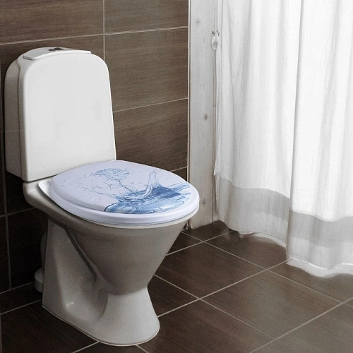 Сиденье для унитаза 36х42 Роза_7